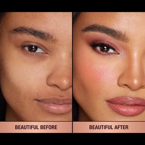 *Host Pick* Charlotte Tilbury MATTE BEAUTY BLUSH WAND PILLOW TALK PEACH POP NIB - Picture 11 of 12